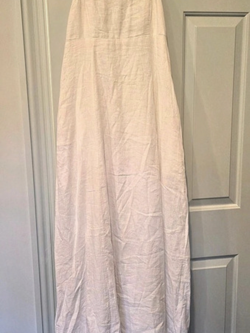 Southern Tide Linen Blend Tier Back Maxi Linen Maxi Dress in Pink Size XS NWT